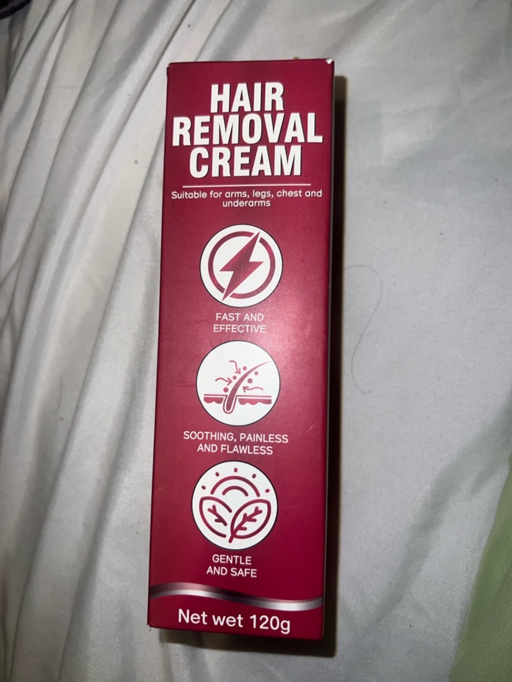 Hair Removal Cream - Pink Red Packaging